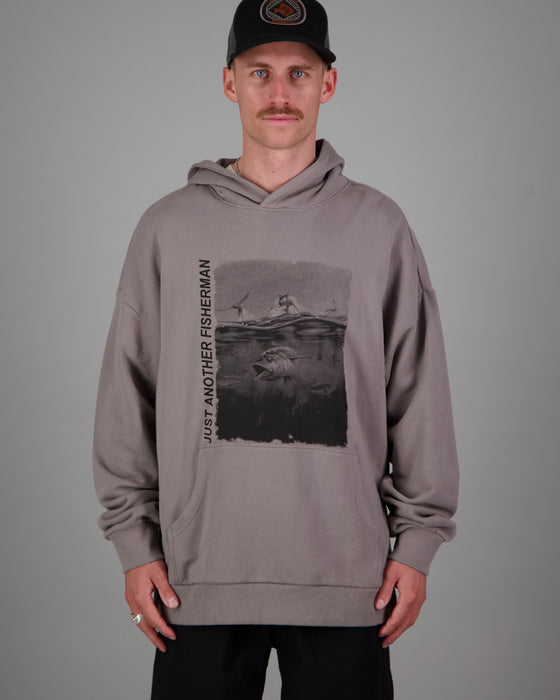 Just Another Fisherman Premium Bust Up Hood - Grey