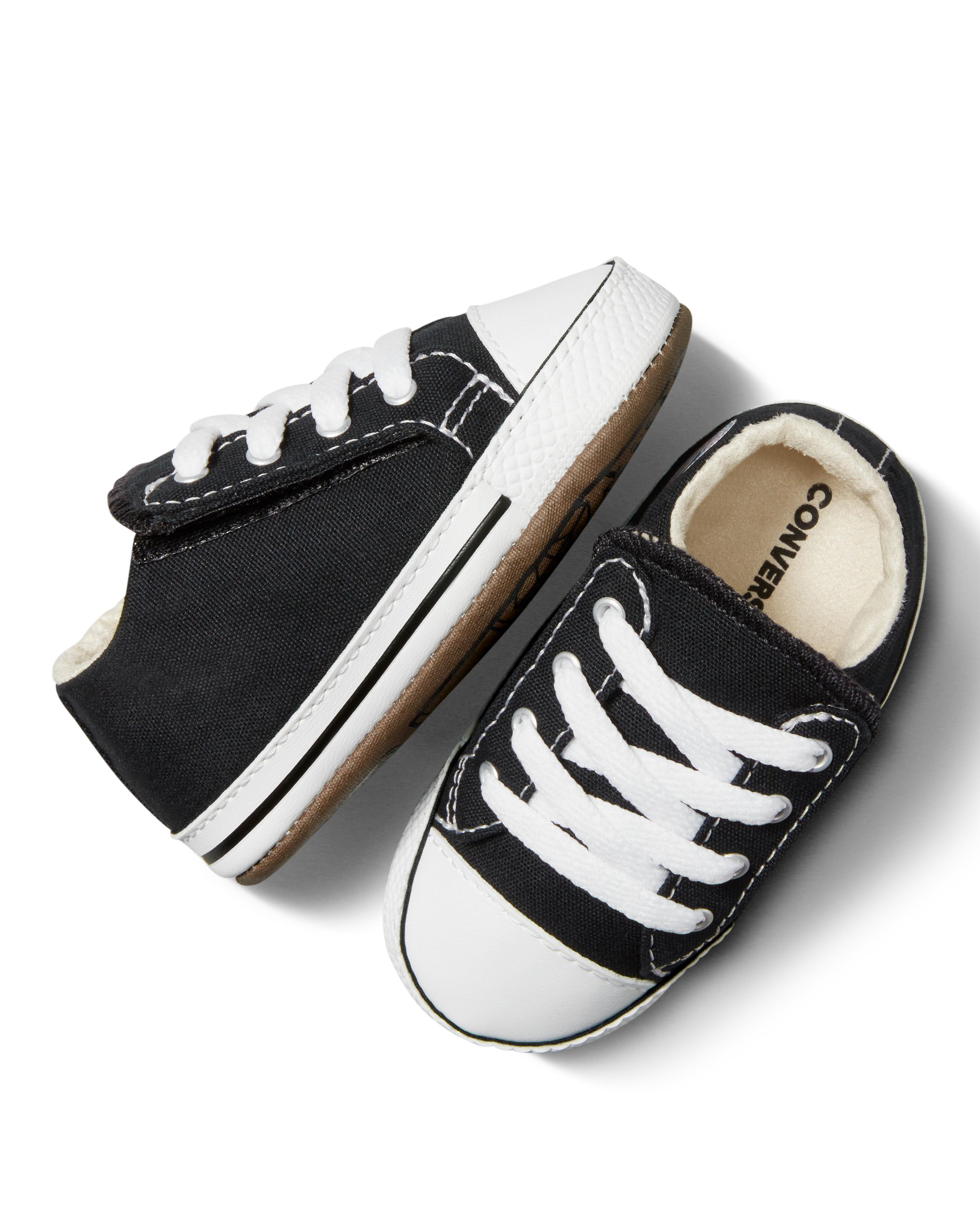 Converse Chuck Taylor Canvas Cribster Infants - Black/Natural Ivory/White