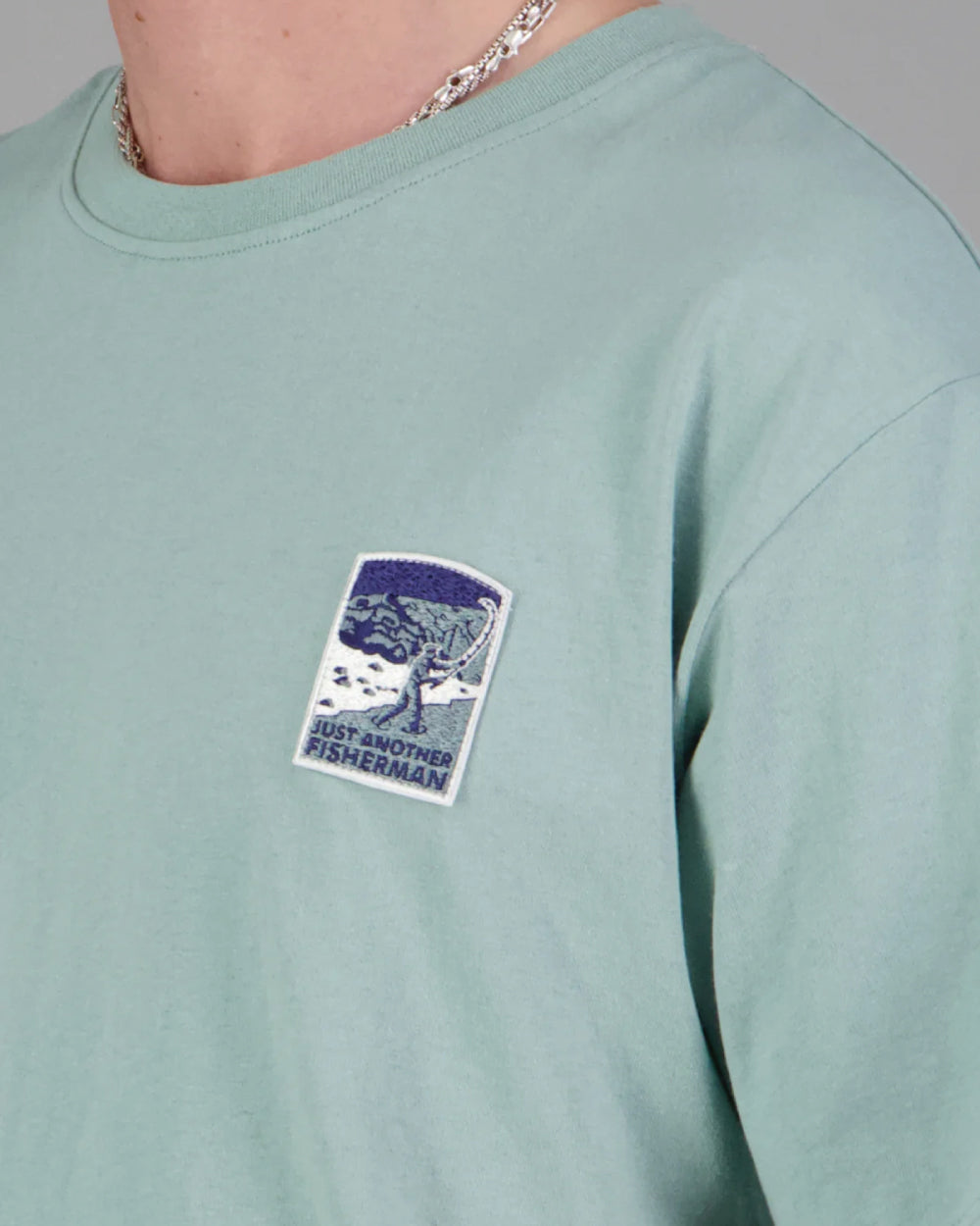 Just Another Fisherman Coastal Cast Tee - Blue Surf