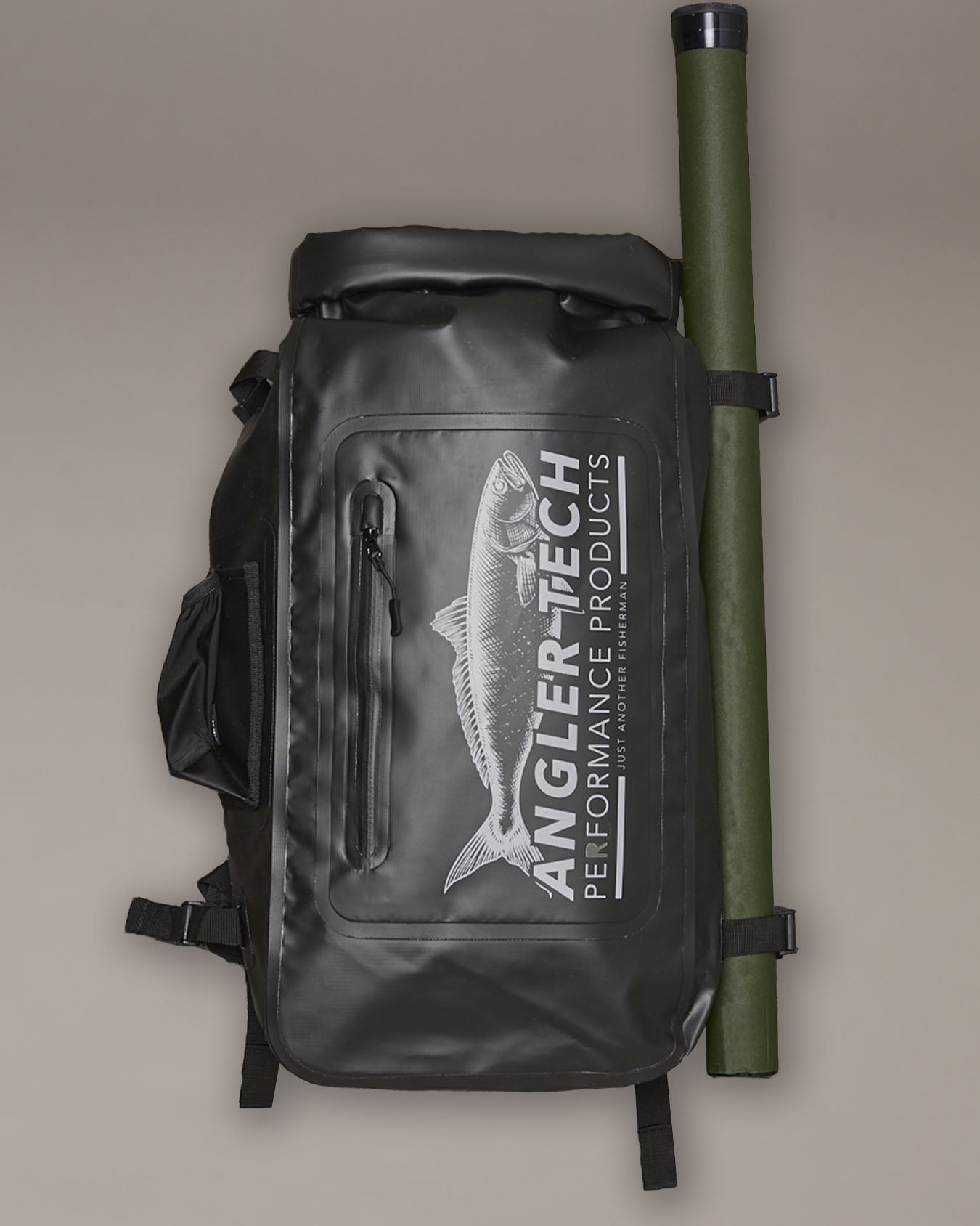 Just Another Fisherman Angler Tech Dry Backpack - Black/Grey