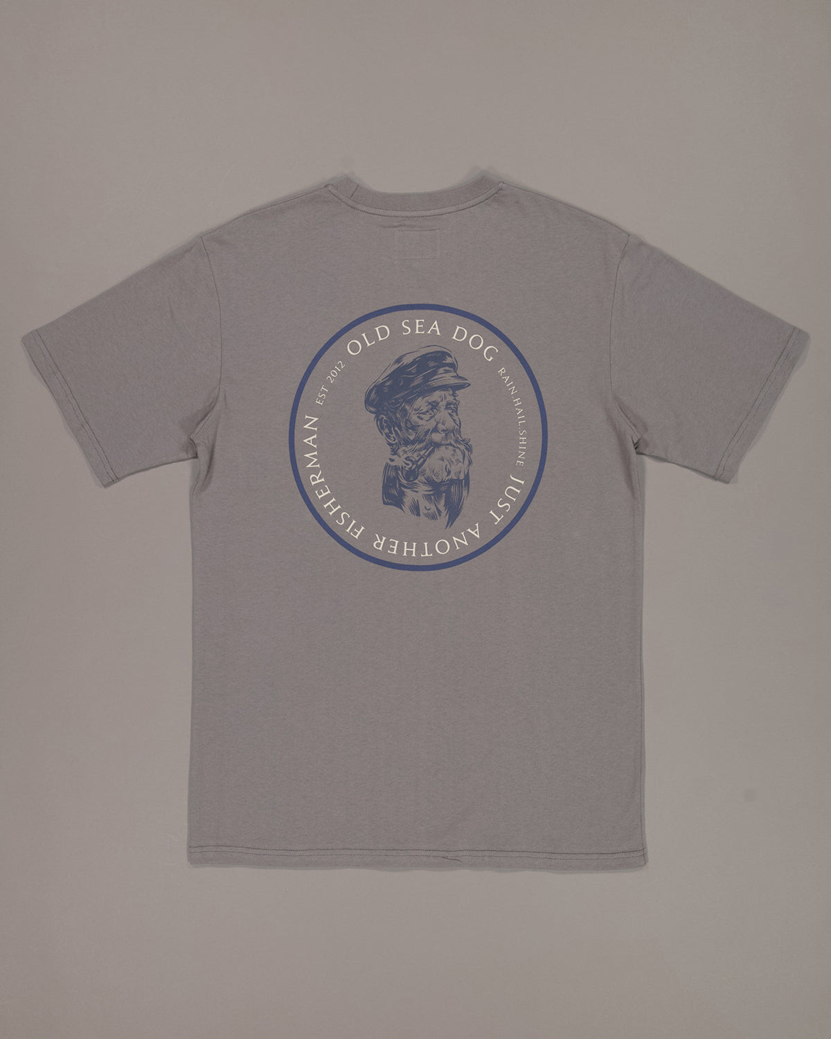 Just Another Fisherman Old Sea Dog Tee - Grey
