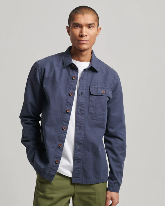 Superdry Vintage Military Shirt - French Navy