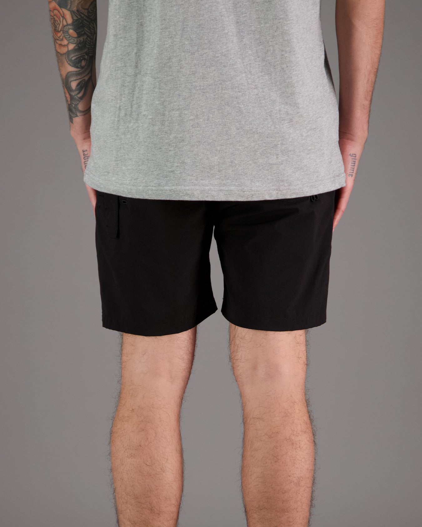 Just Another Fisherman Crewman Shorts - Black