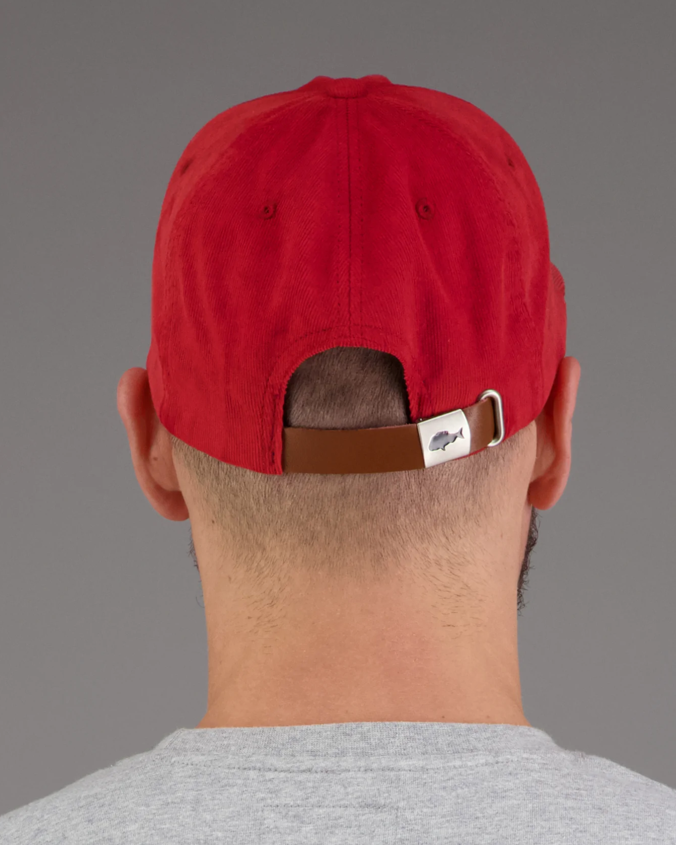 Just Another Fisherman Angled Marlin Cap - Burnt Red